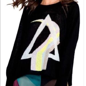 NWT Wildfox Spectrum Essex Rainbow Sweater Small